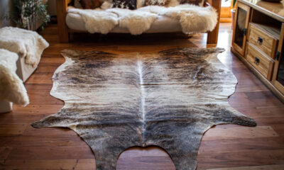 Alfombra de Cuero vacuno "Atigrado". CUE 02A