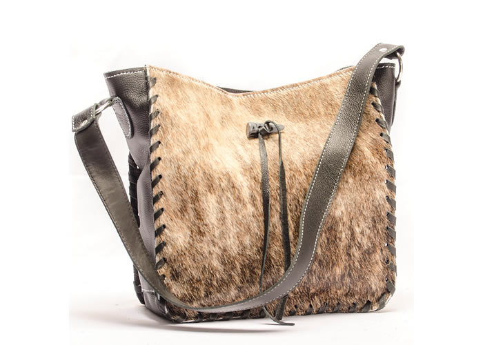Cartera "Trenzada con Flecos Pelo". CART 02 - Imagen 2