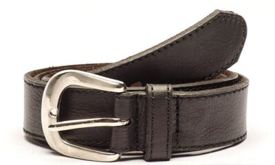 Cinturón "Liso Negro ". CIN 33