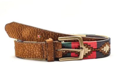 Cinturón "Bordado Completo Carpincho". CIN 38