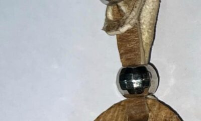 Llavero "Estribo" Cuero Crudo. LLA 21